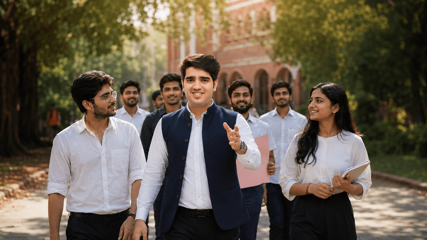 DU students on campus