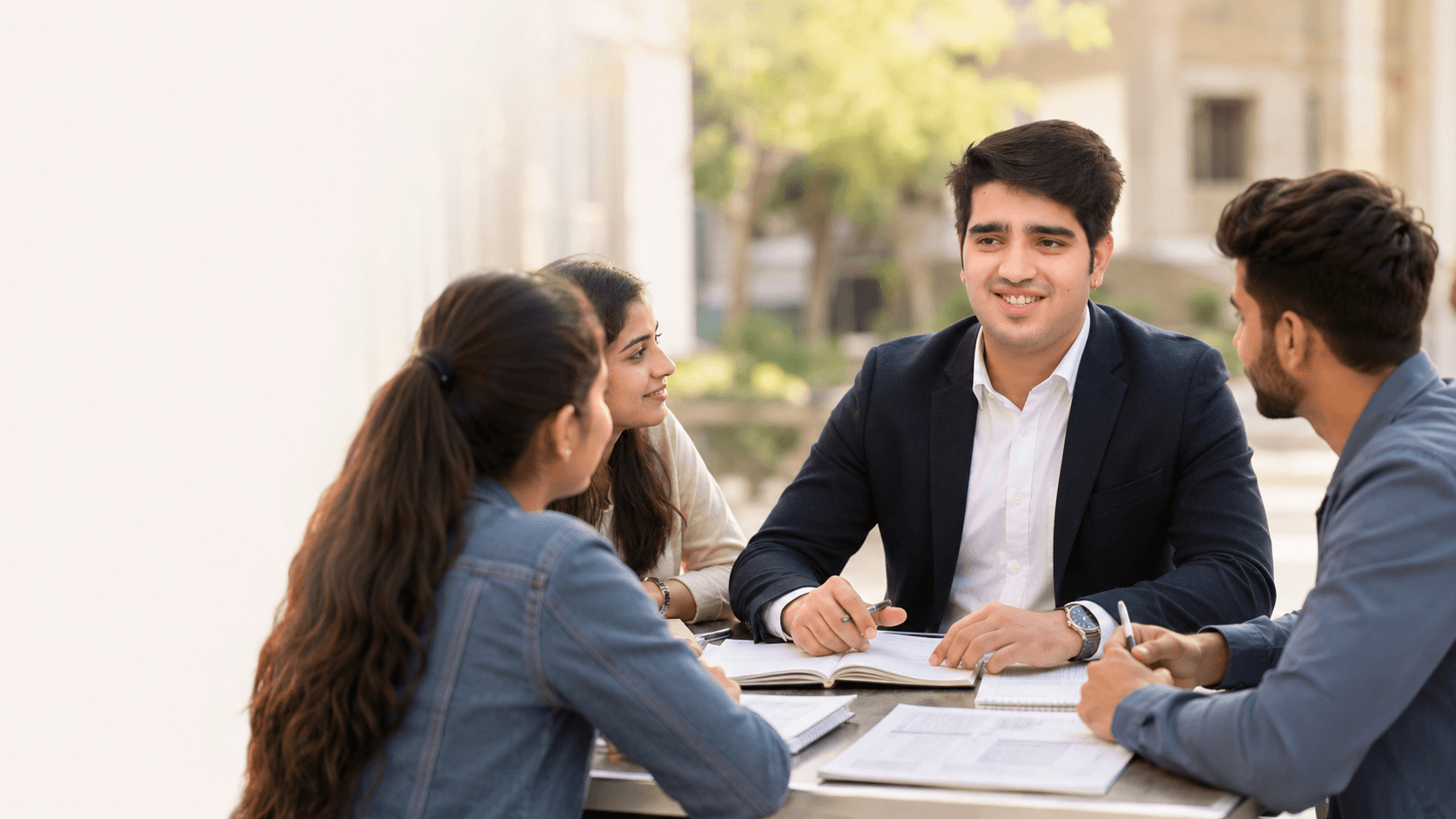 DU students on campus